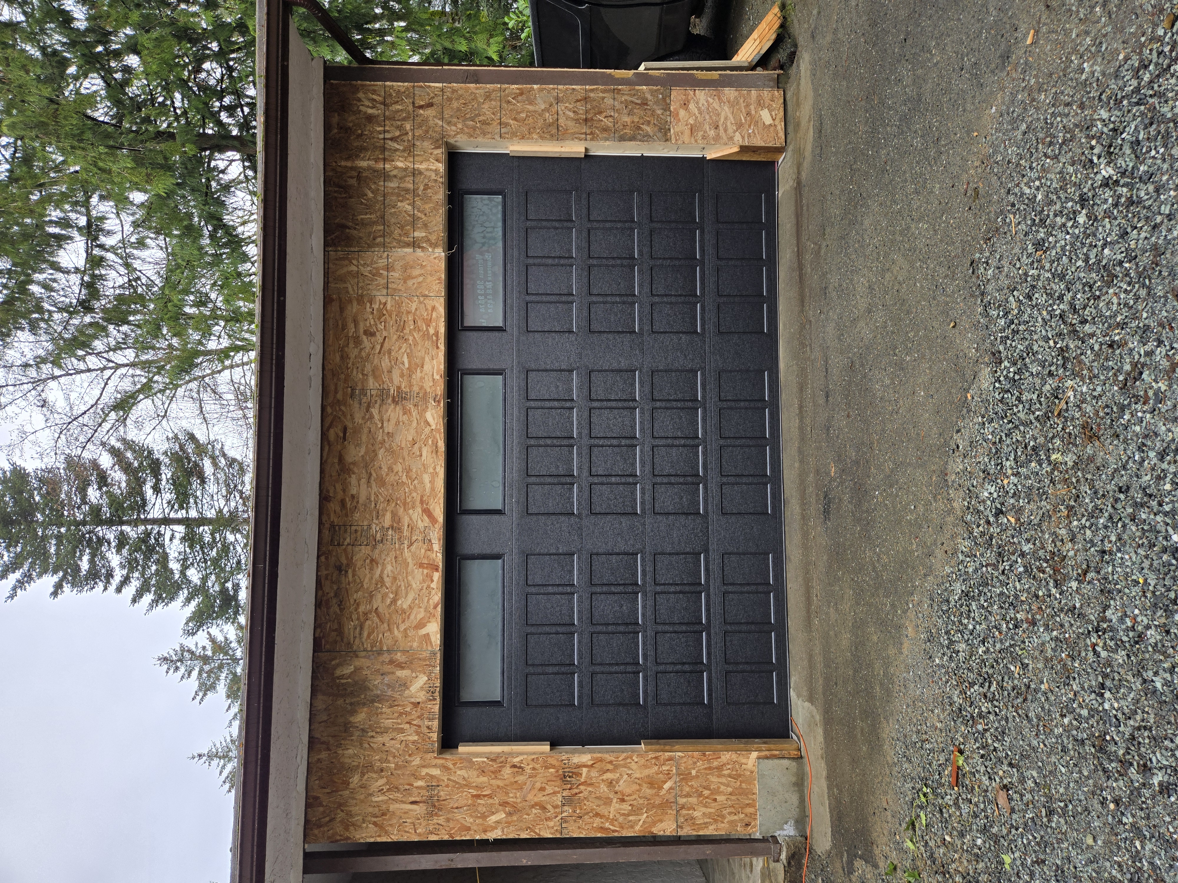 Garage door project