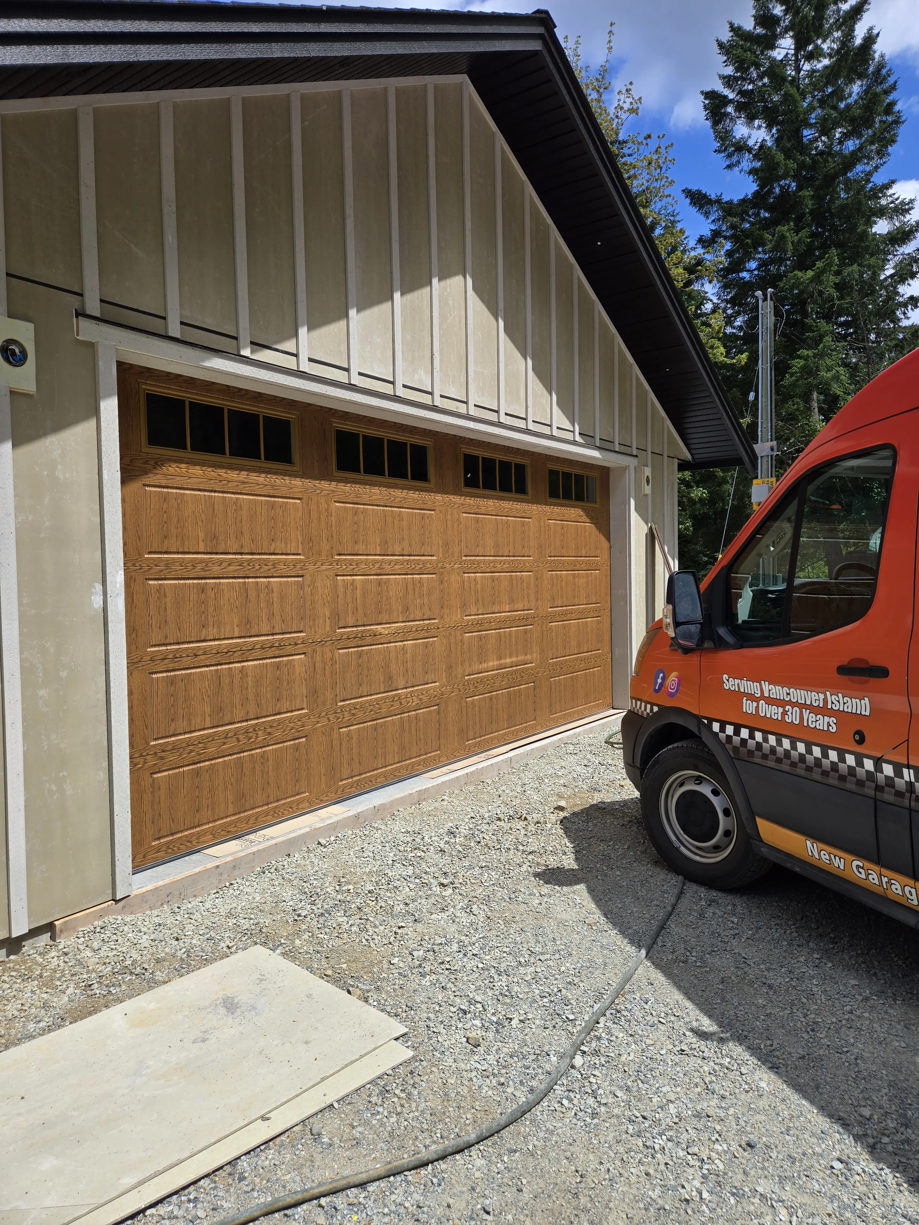 Garage door project